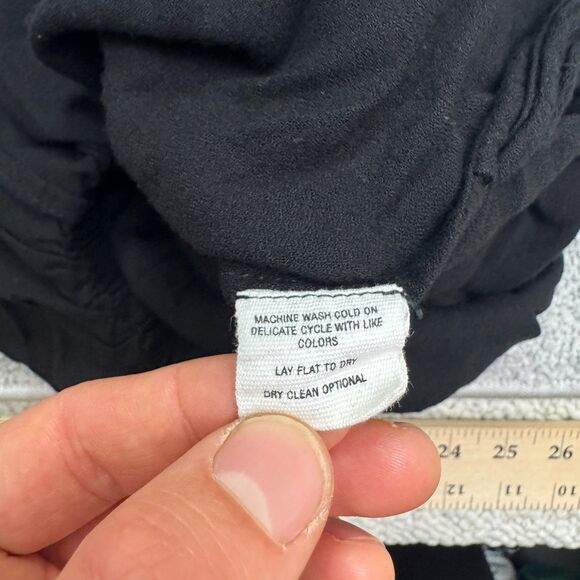 Mikoh Jumpsuit Womens 1 Small Black Spagahti Strap Pockets Rayon Casual Elastic - Picture 6 of 13